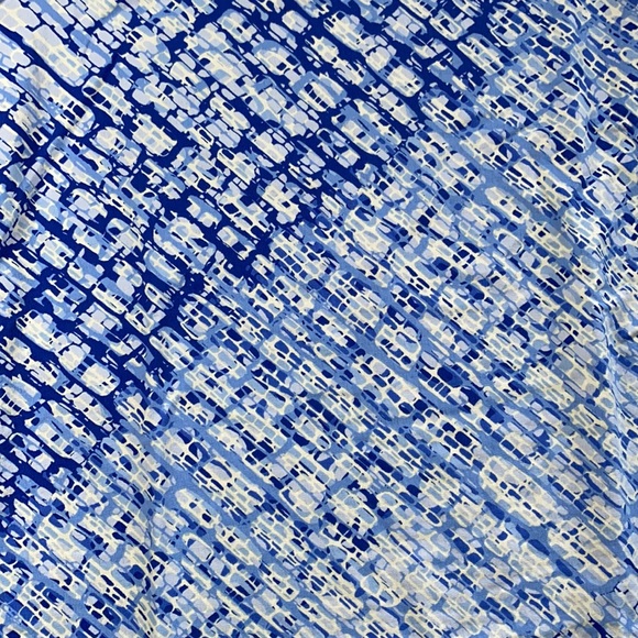 IBKUL Top Mock Neck Short sleeve Preppy Golf Tennis PickleBall Liz Denim Blue - Picture 3 of 11